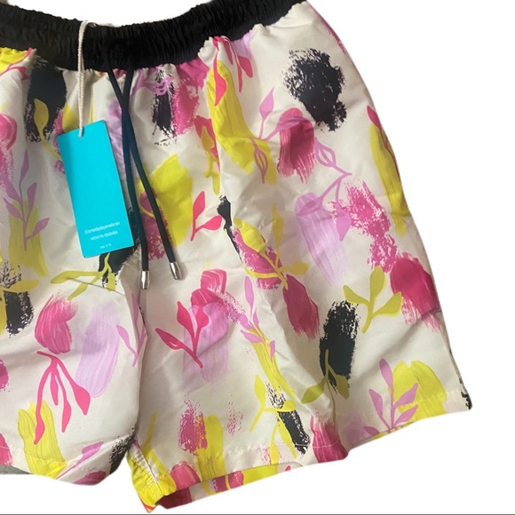 praia by dayanara duran swim trunks small mens swim nwt neon - Picture 3 of 5